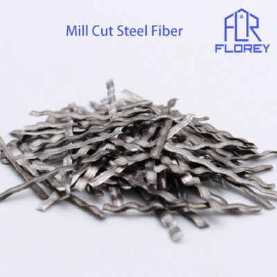 Mill cut steel fiber