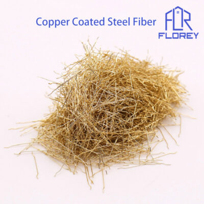 Copper coated steel fiber