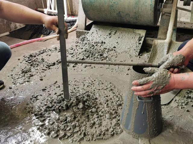concrete slump test