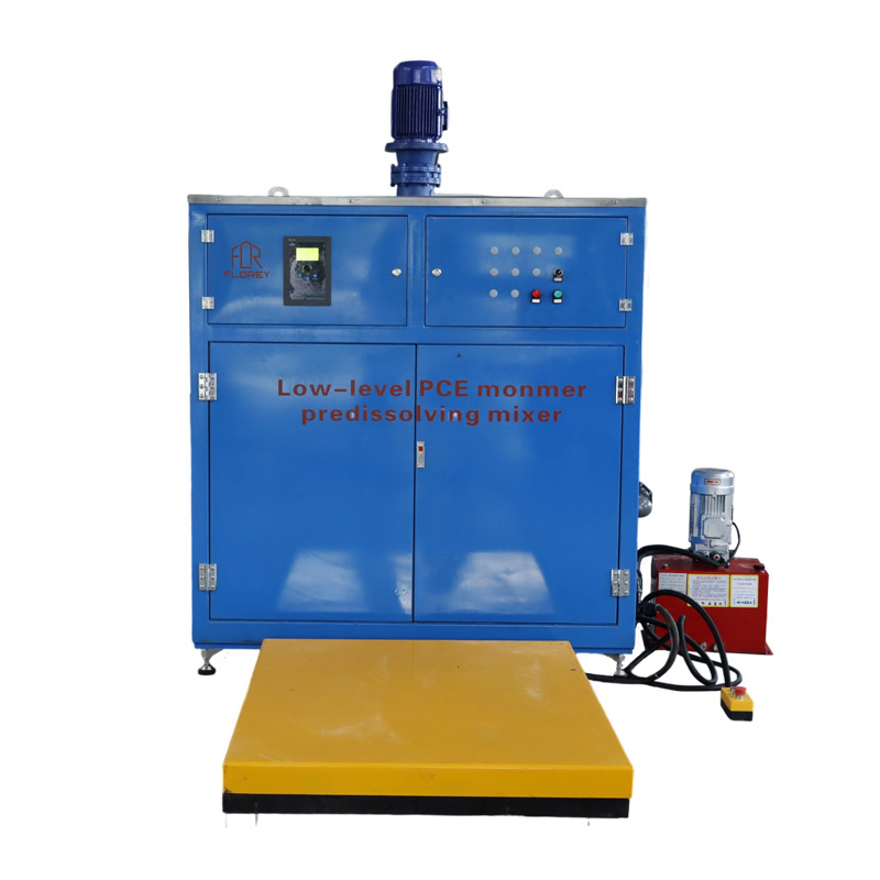 low-level PCE monmer predissolving mixer