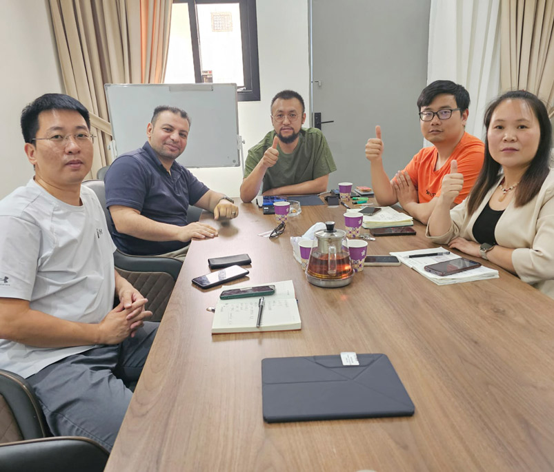 Visiting customers of polycarboxylate superplasticizer